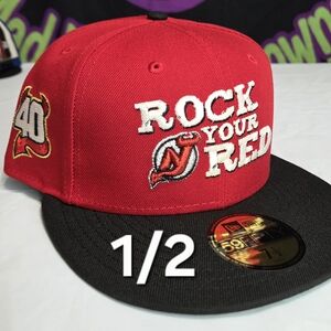 🔴SOLD🔴New Era 7 1/2 - Myfitted Glow In The Dark New Jersey Devils